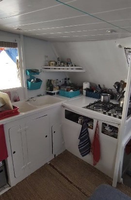 Used Sail Catamaran for Sale 2009 Sourisse 52 Galley