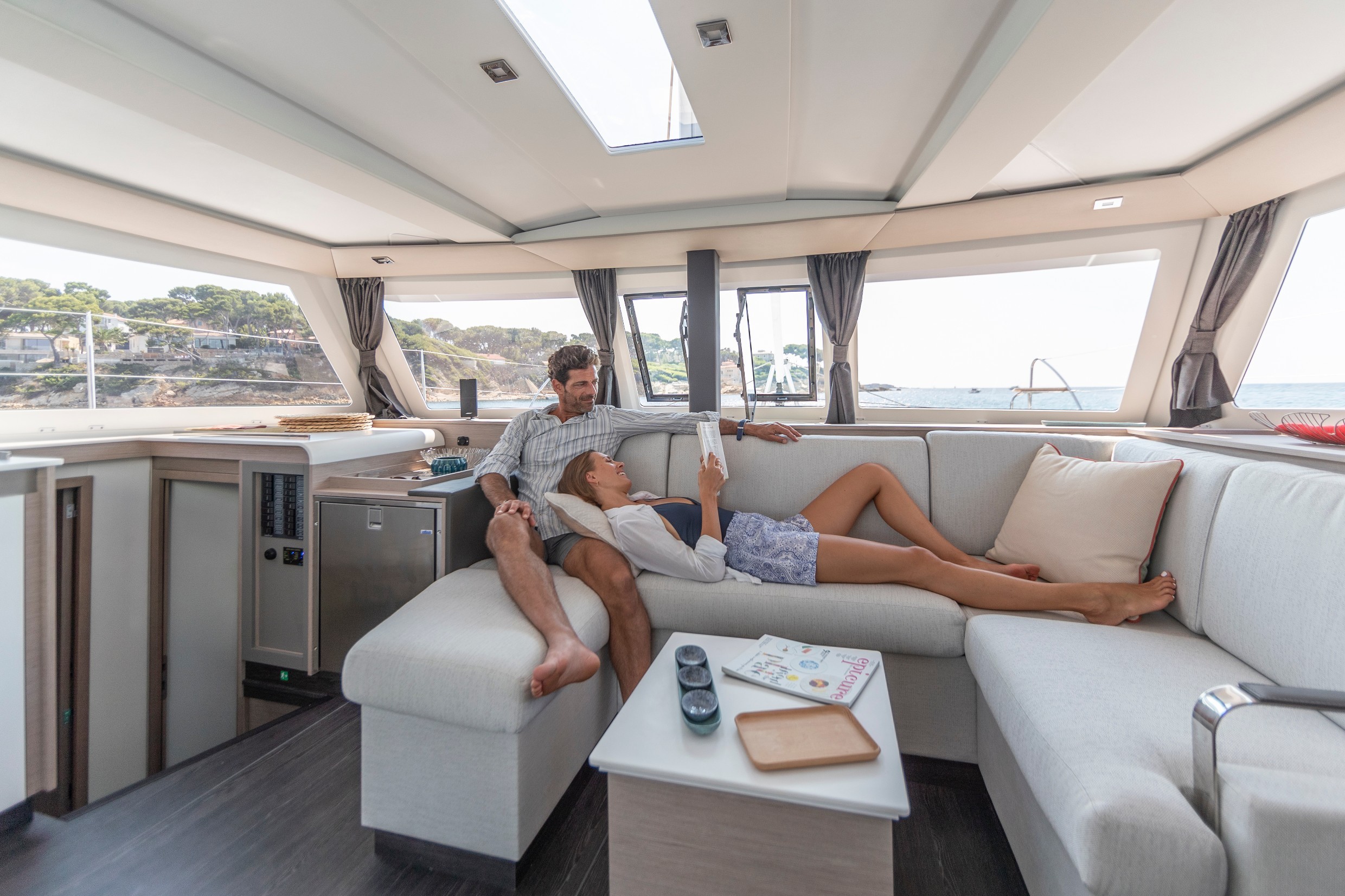 New Sail Catamaran for Sale 2021 ISLA 40 MAESTRO Layout & Accommodations