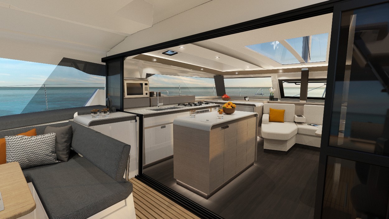 New Sail Catamaran for Sale  NEW 51 Galley