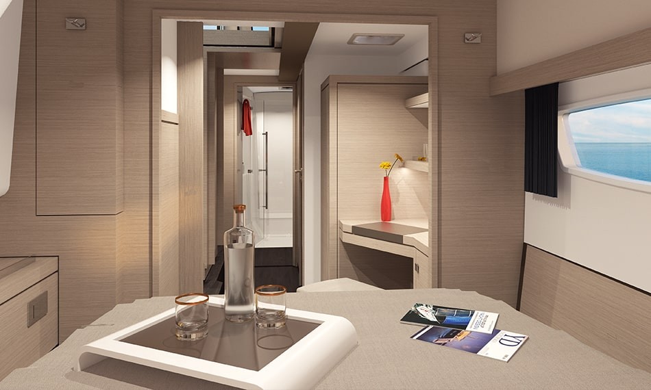 New Sail Catamaran for Sale 2021 ISLA 40 Layout & Accommodations