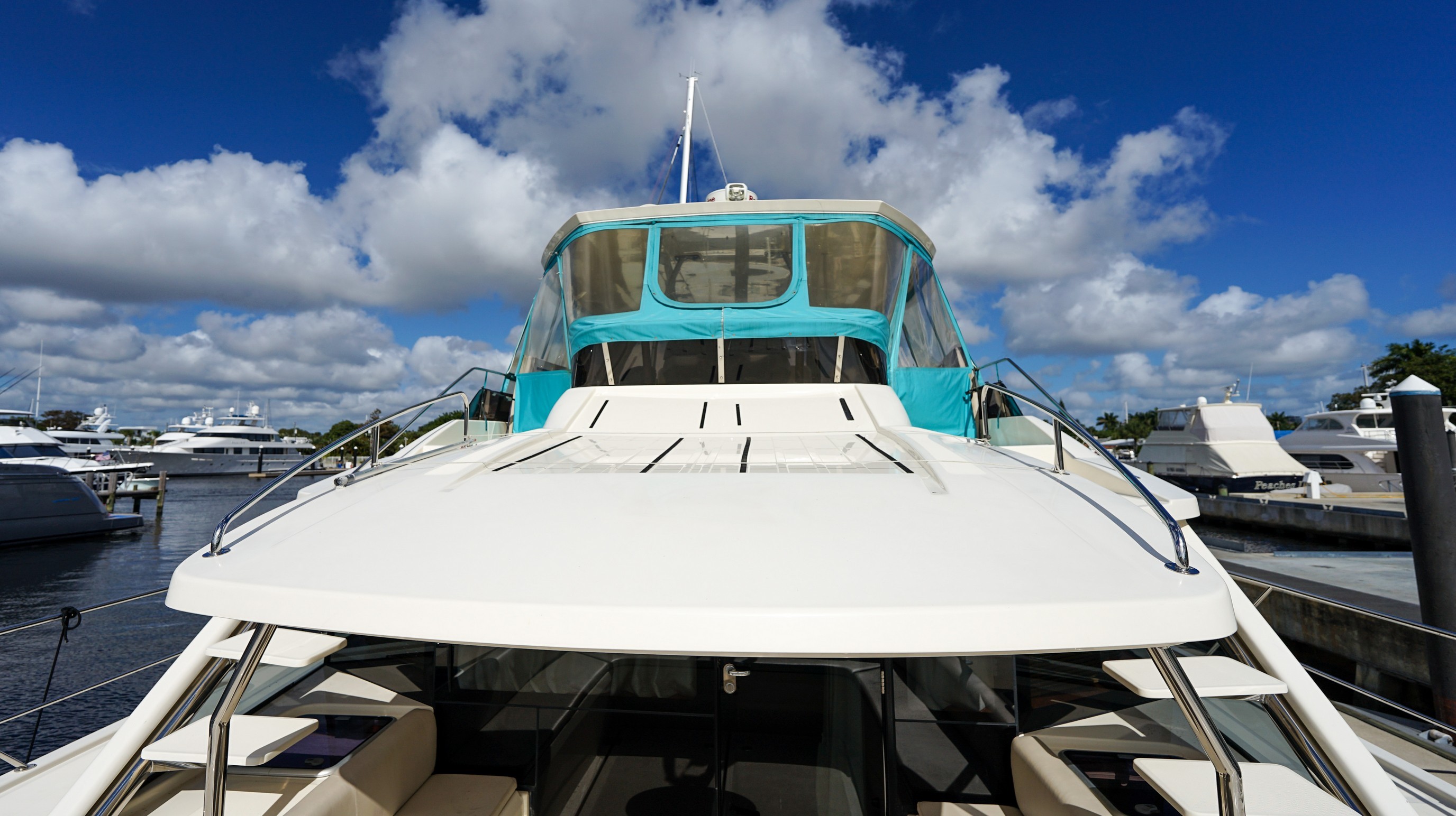 Used Power Catamaran for Sale 2018 Aquila 48 Deck & Equipment
