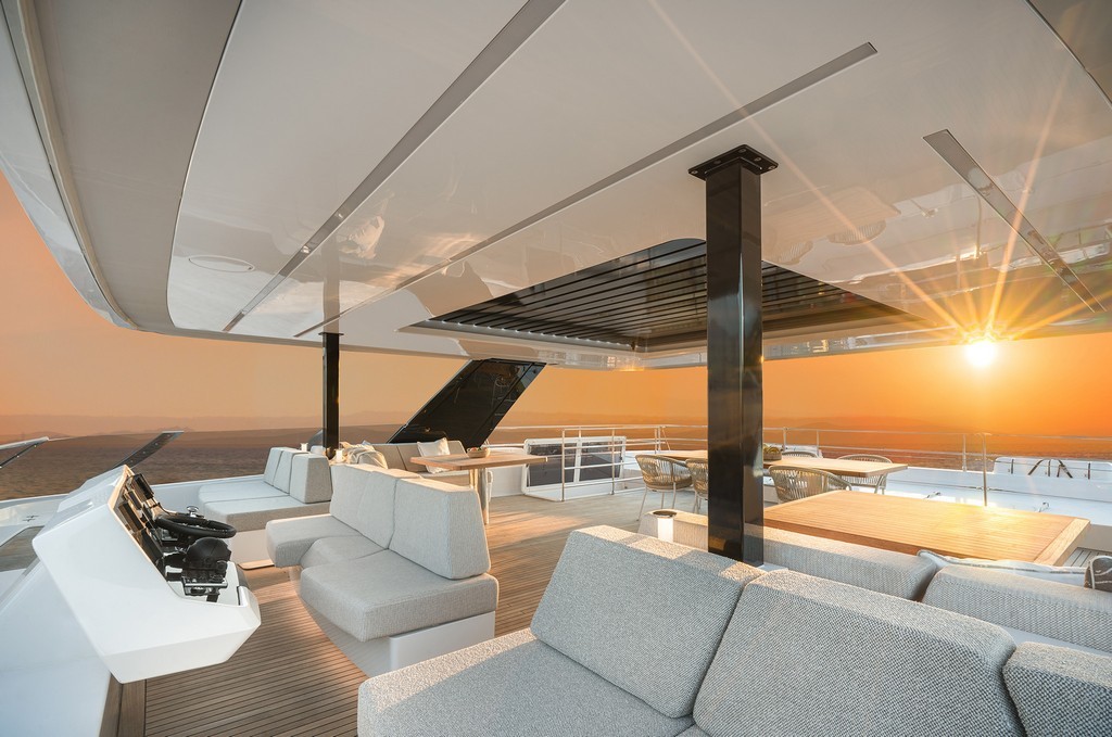 Used Power Catamaran for Sale 2021 Sunreef 80 Layout & Accommodations