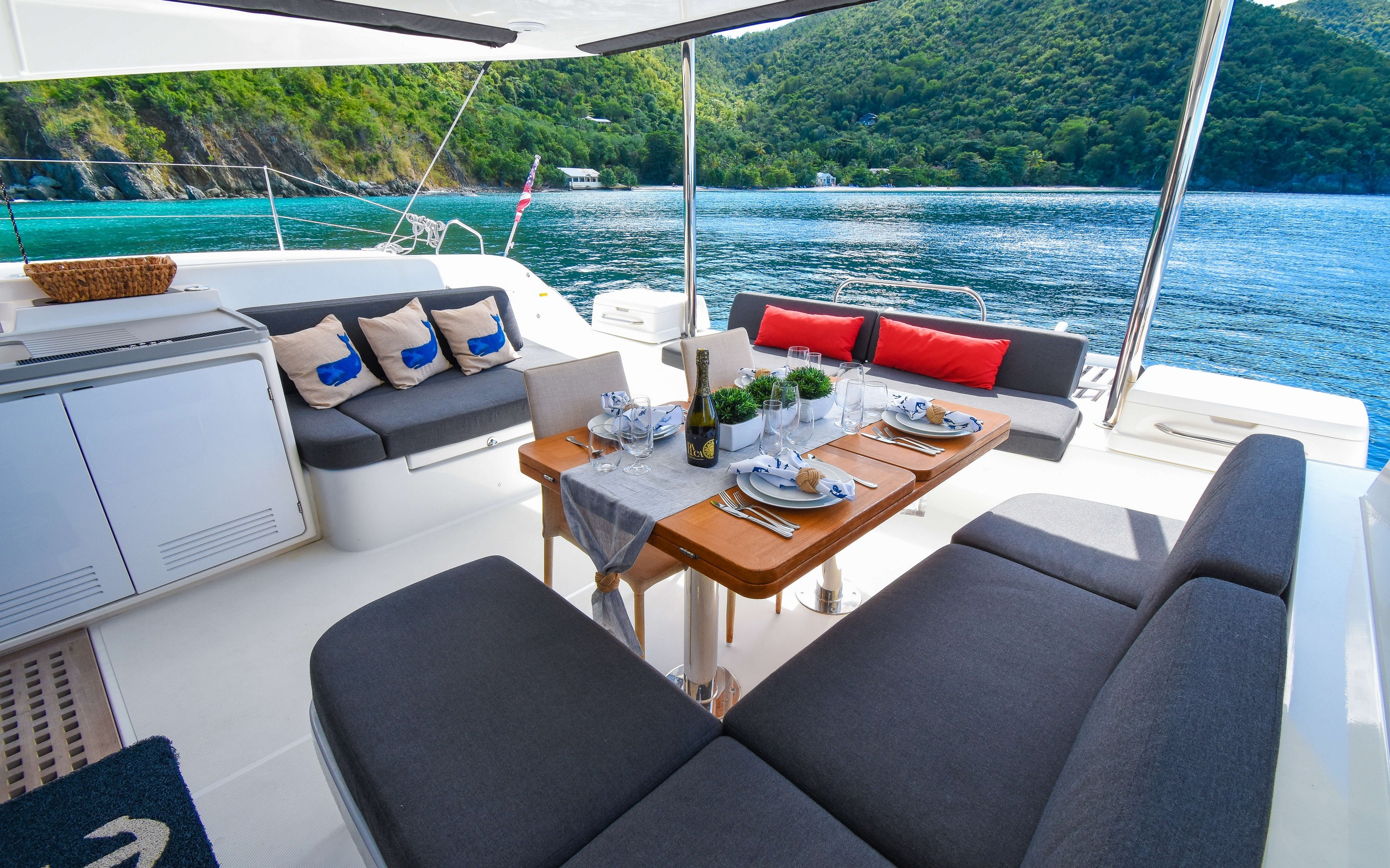 Used Sail Catamaran for Sale 2020 Lagoon 50 Deck & Equipment
