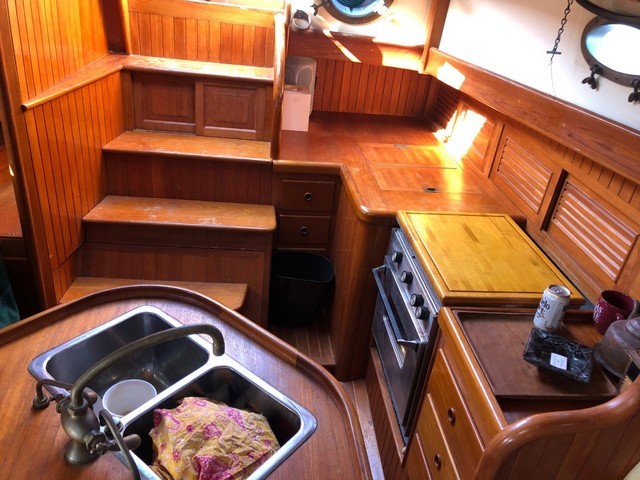 Used Sail Monohull for Sale 1982 38' Mark 2  Galley