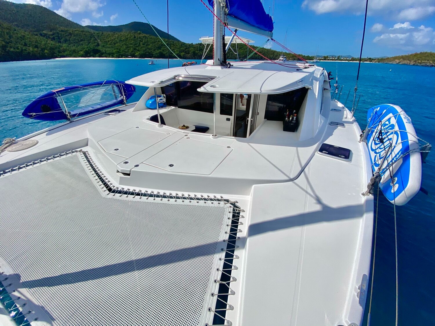 Used Sail Catamaran for Sale 2016 Leopard 44 Deck & Equipment