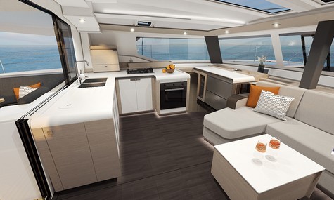 New Sail Catamaran for Sale 2023 FP-TANNA 47 Layout & Accommodations
