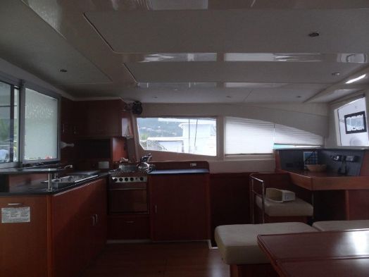 Used Sail Catamaran for Sale 2013 Leopard 48 Layout & Accommodations