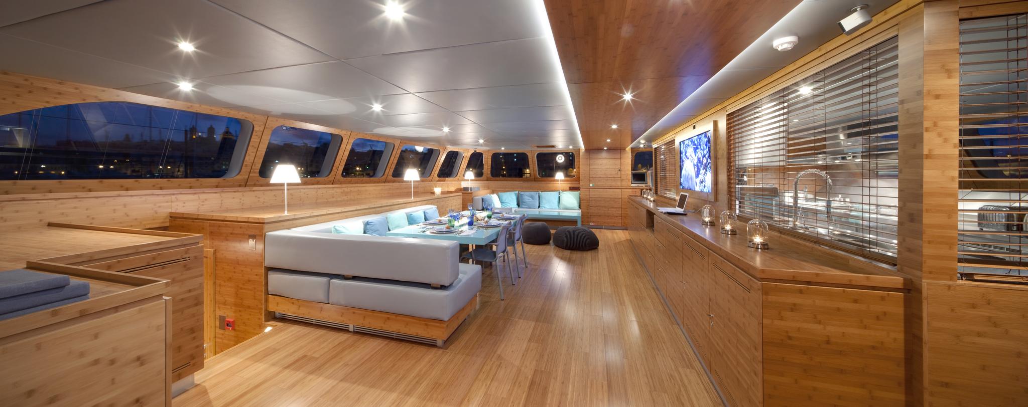 Launched Sail Catamaran for Sale  Sunreef 114 Layout & Accommodations