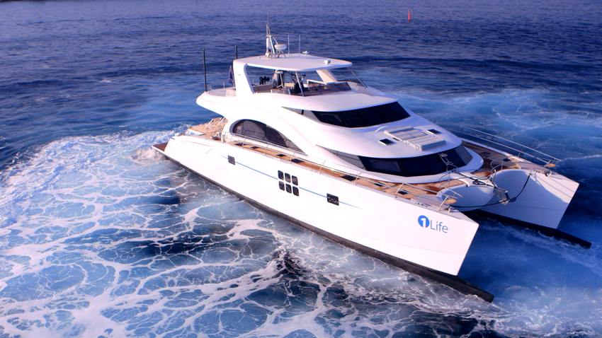 Launched Power Catamaran for Sale  70 Sunreef Power Boat Highlights