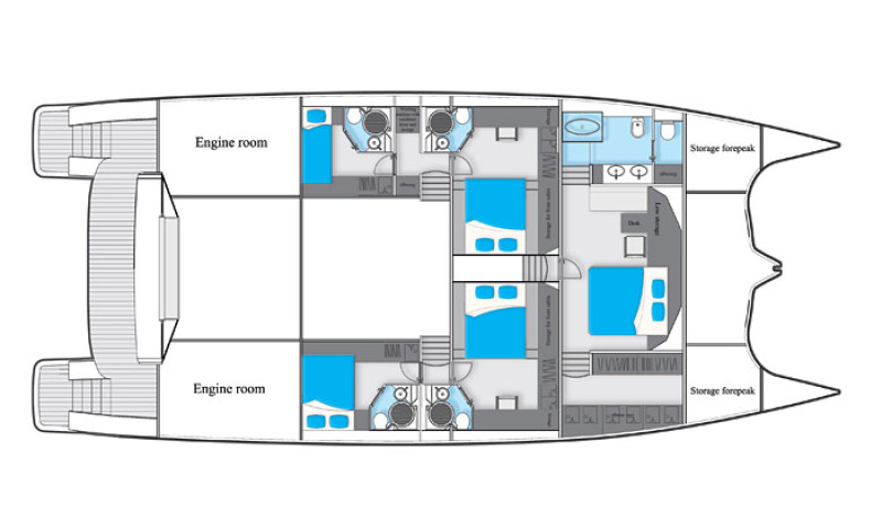 Launched Power Catamaran for Sale  70 Sunreef Power Boat Highlights