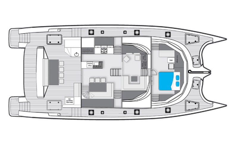 Launched Power Catamaran for Sale  70 Sunreef Power Boat Highlights
