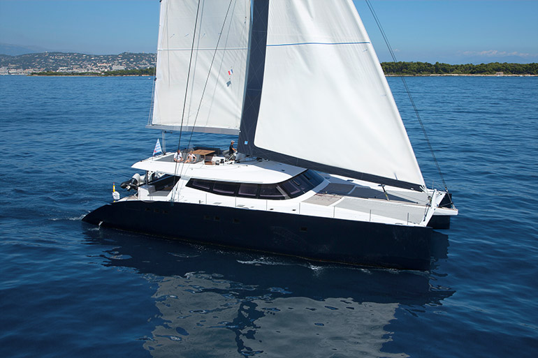 Launched Sail Catamaran for Sale  Sunreef 80 Carbon Line Boat Highlights