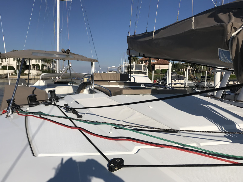 Used Sail Catamaran for Sale 2015 Helia 44 Deck & Equipment