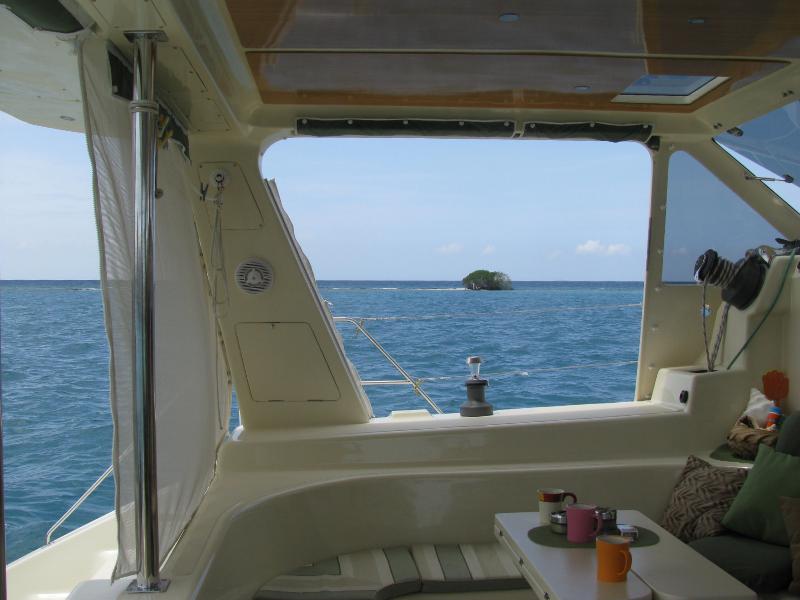Used Sail Catamaran for Sale 2009 St. Francis 50 Layout & Accommodations
