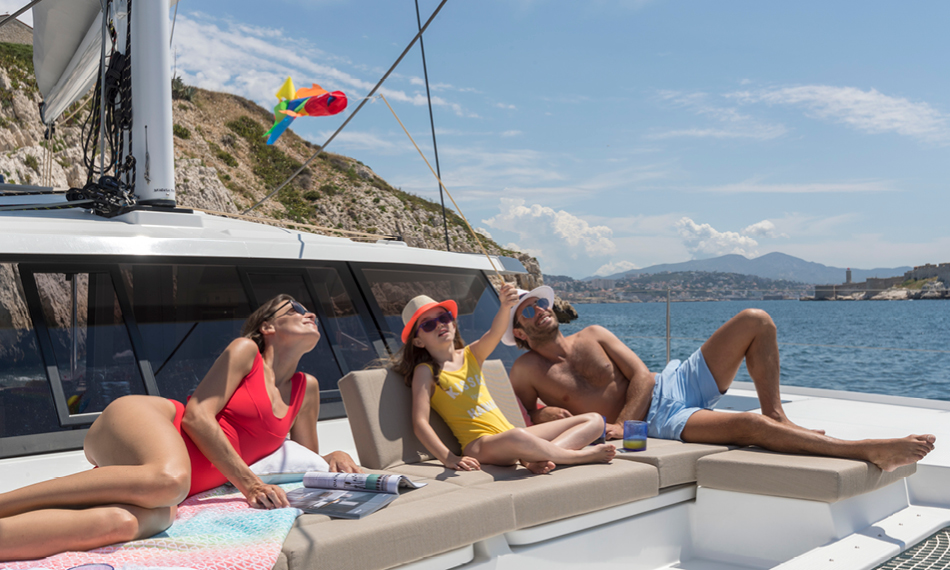 New Sail Catamaran for Sale  Astrea 42 Deck & Equipment