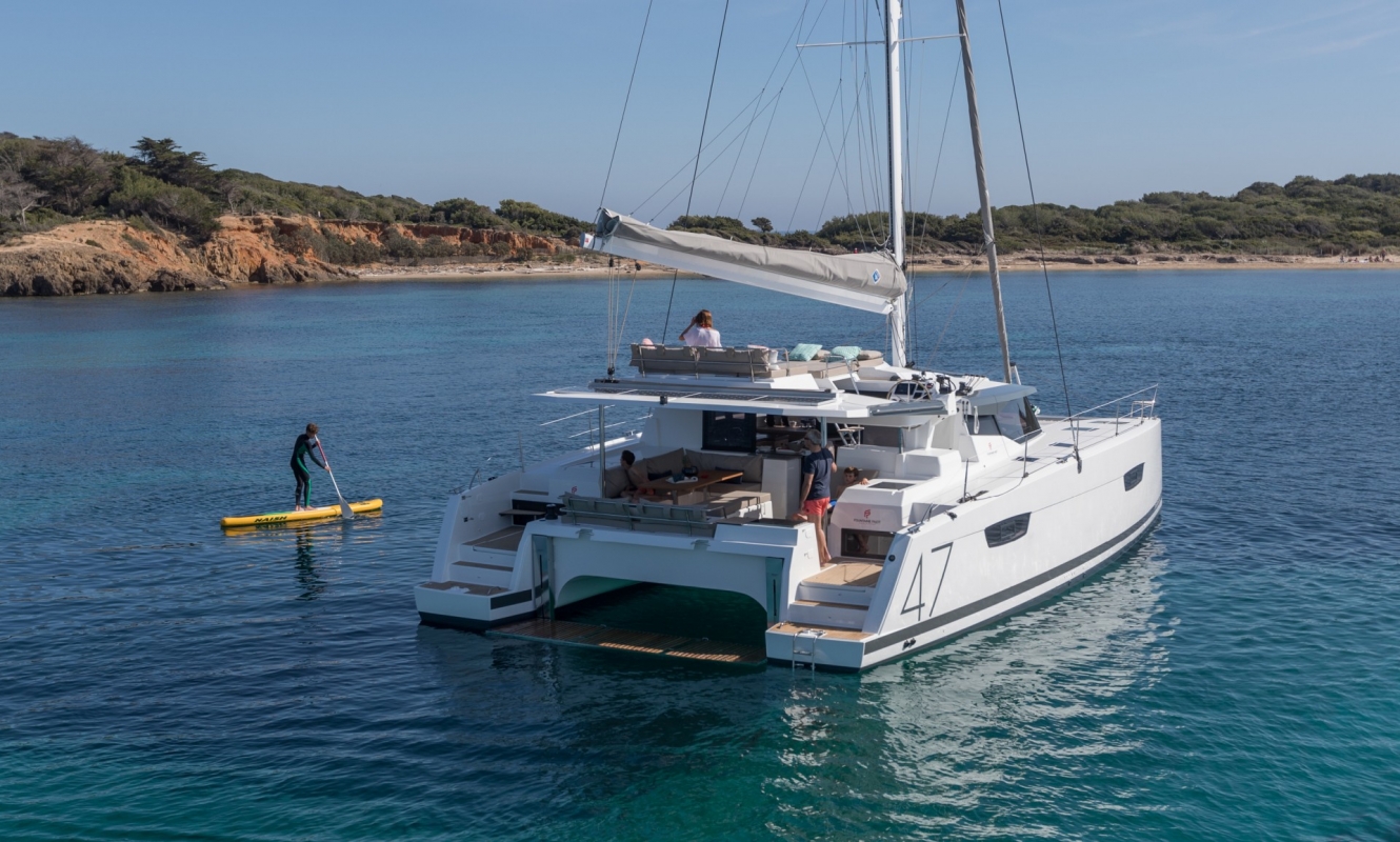New Sail Catamaran for Sale  Saona 47 Boat Highlights