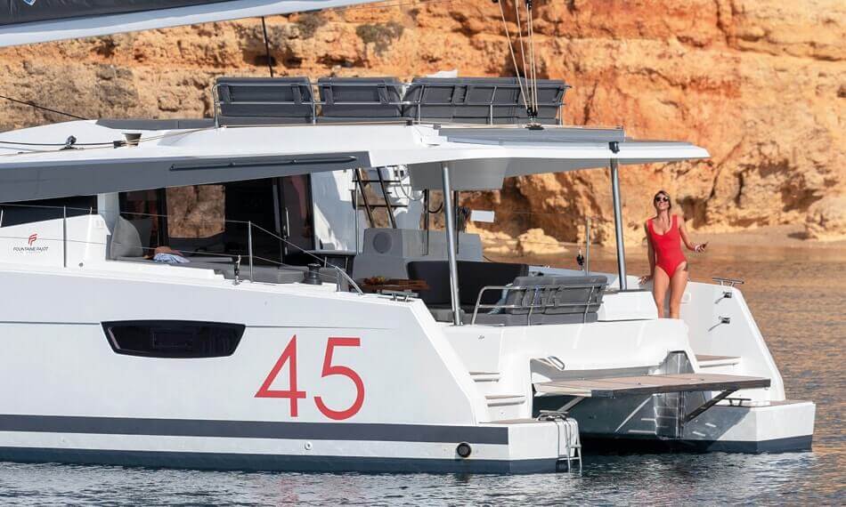 New Sail Catamaran for Sale 2021 Elba 45 Deck & Equipment