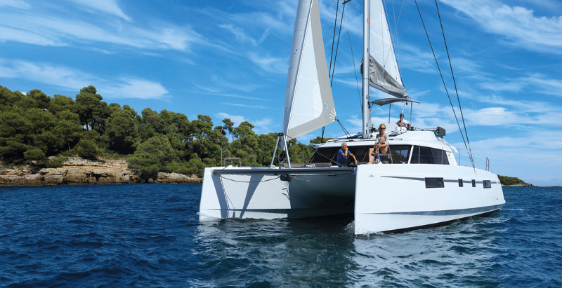 New Sail Catamaran for Sale  Nautitech 46 Fly Boat Highlights