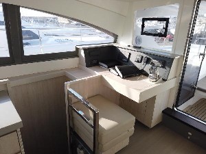 Used Power Catamaran for Sale 2017 Leopard 51PC Layout & Accommodations