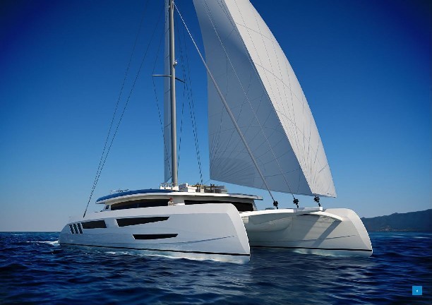 eco yacht catamaran 110