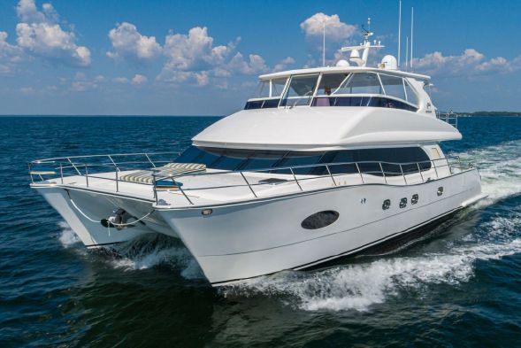 Used Power Catamaran for Sale 2017 Horizon PC60 