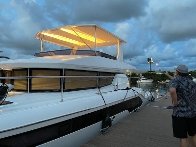 Used Power Catamaran for Sale 2021 Leopard 53 Boat Highlights