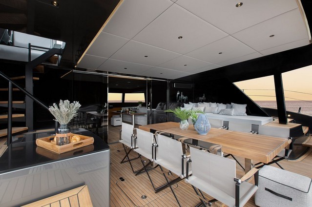 Used Sail Catamaran for Sale 2020 Sunreef 60 Layout & Accommodations