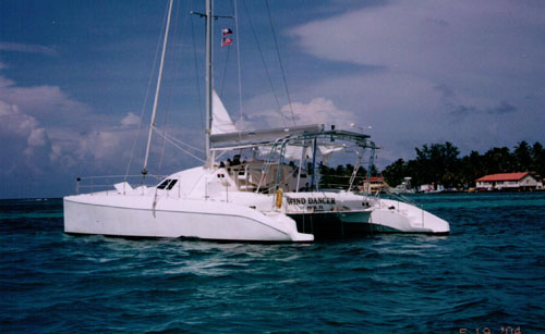 Used Sail Catamaran for Sale 1998 Ocean Cat  Boat Highlights