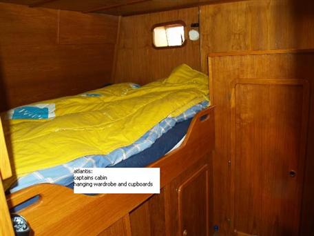 Used Sail Catamaran for Sale 1989 Simpson 15M Layout & Accommodations