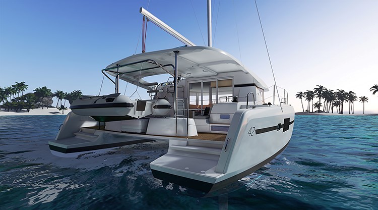 New Sail Catamaran for Sale  Lagoon 42 Boat Highlights