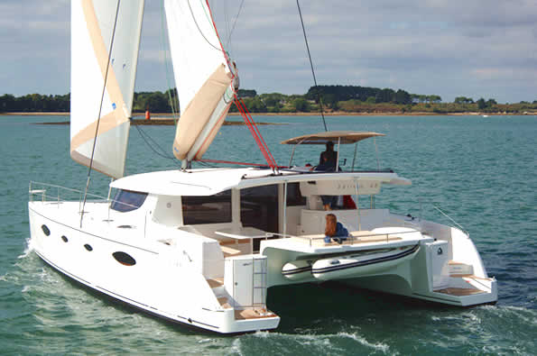 ELEVEN Catamarans For Sale. 48 feet in length. 
Price range s tarting from $329,000.