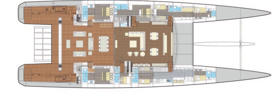 Basic Summary Catamaran for Sale Van Peteghem - Lauriot
