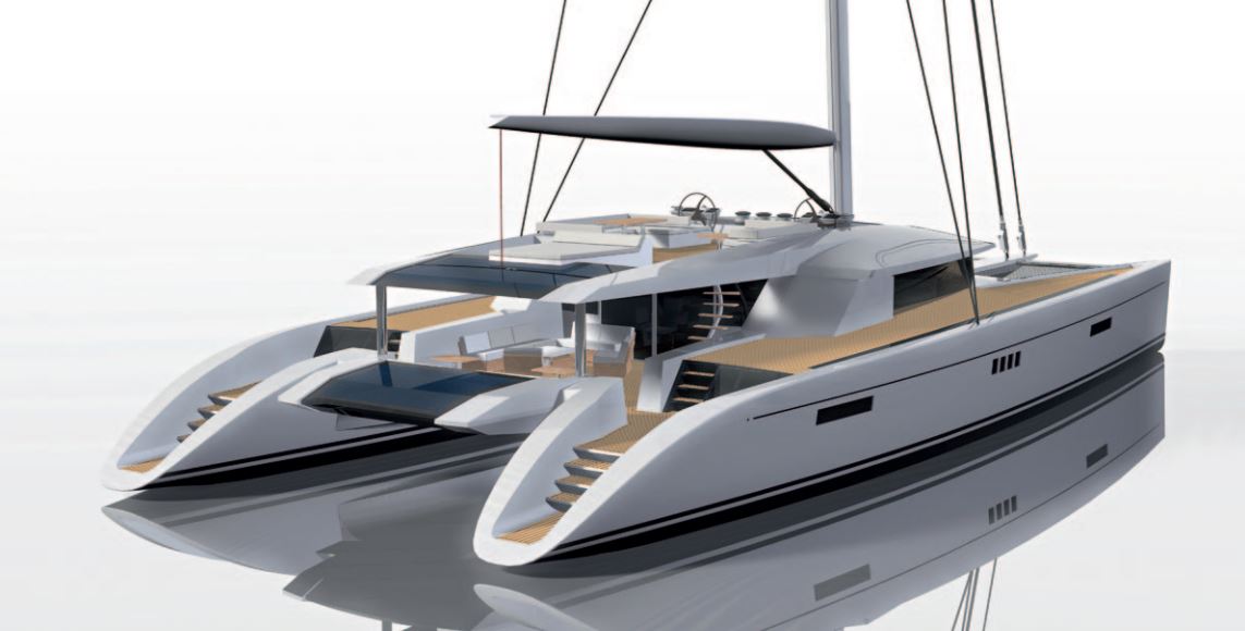 fiberglass catamaran boat