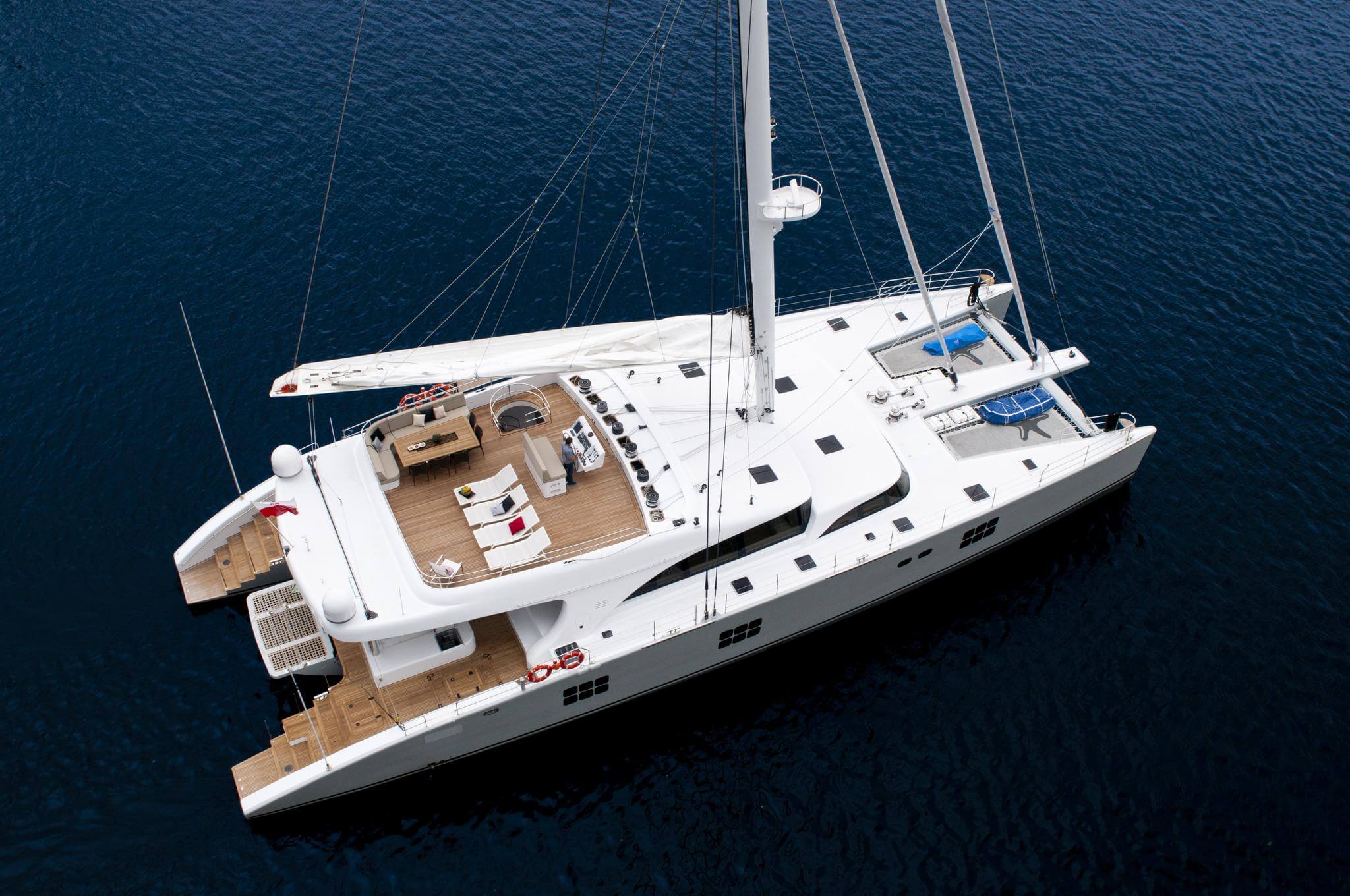 Launched Sail Catamaran for Sale 2009 Sunreef 102 