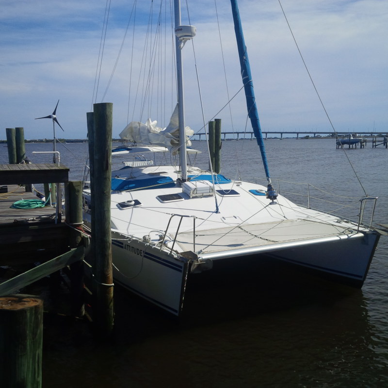 NINE Catamarans For Sale. 36 feet in length. 
Price range s tarting from $109,000 to $264,000.