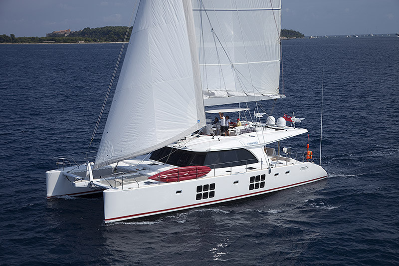 Launched Sail Catamaran for Sale  Sunreef 60 Loft 