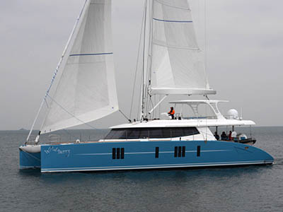 Launched Sail Catamaran for Sale  Sunreef 74 