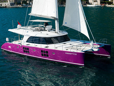 Launched Sail Catamaran for Sale  Sunreef 58 