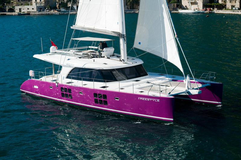 Launched Sail Catamaran for Sale  Sunreef 58 