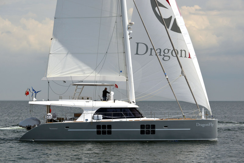 Launched Sail Catamaran for Sale  Sunreef 58 