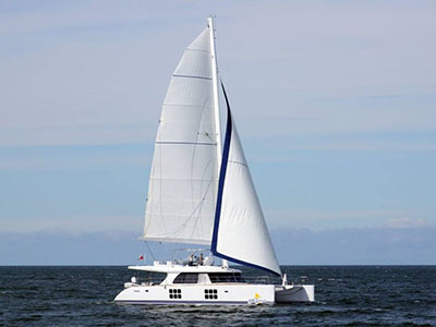 Launched Sail Catamaran for Sale  Sunreef 58 