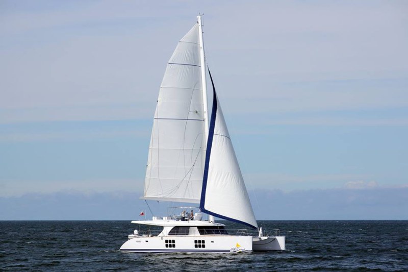 Launched Sail Catamaran for Sale  Sunreef 58 