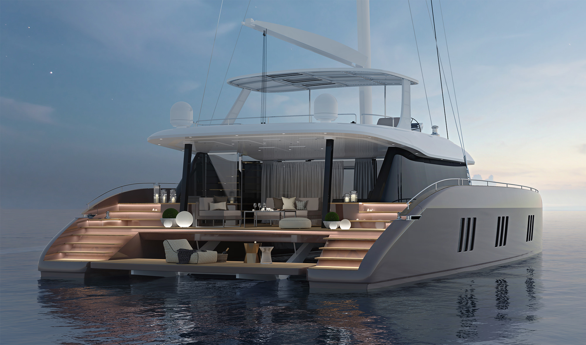 New Sail Catamaran for Sale 2020 Sunreef 80 Boat Highlights
