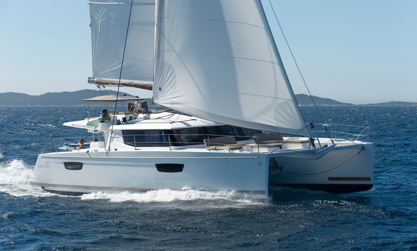 New Sail Catamaran for Sale  Saba 50 