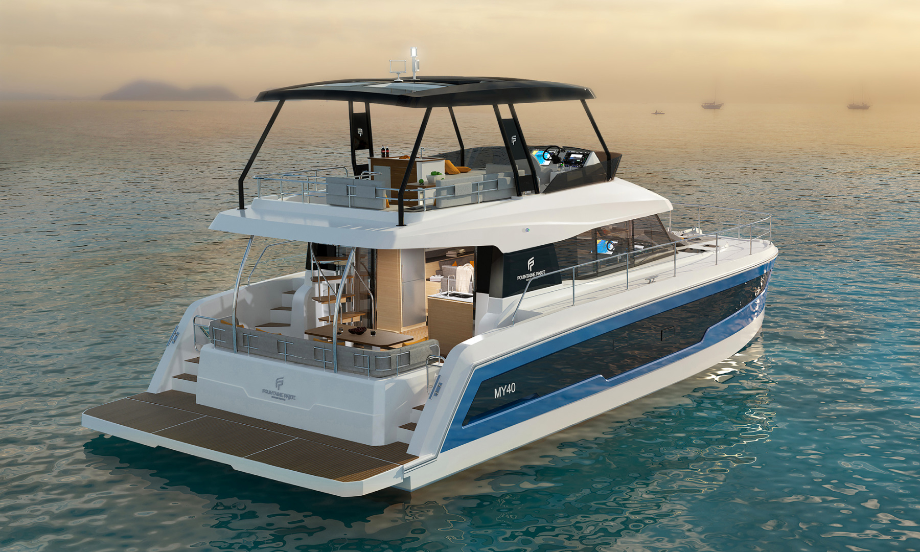 New Power Catamaran for Sale 2020 MY 40 Boat Highlights