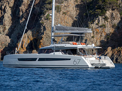 New Sail Catamaran for Sale  Alegria 67 