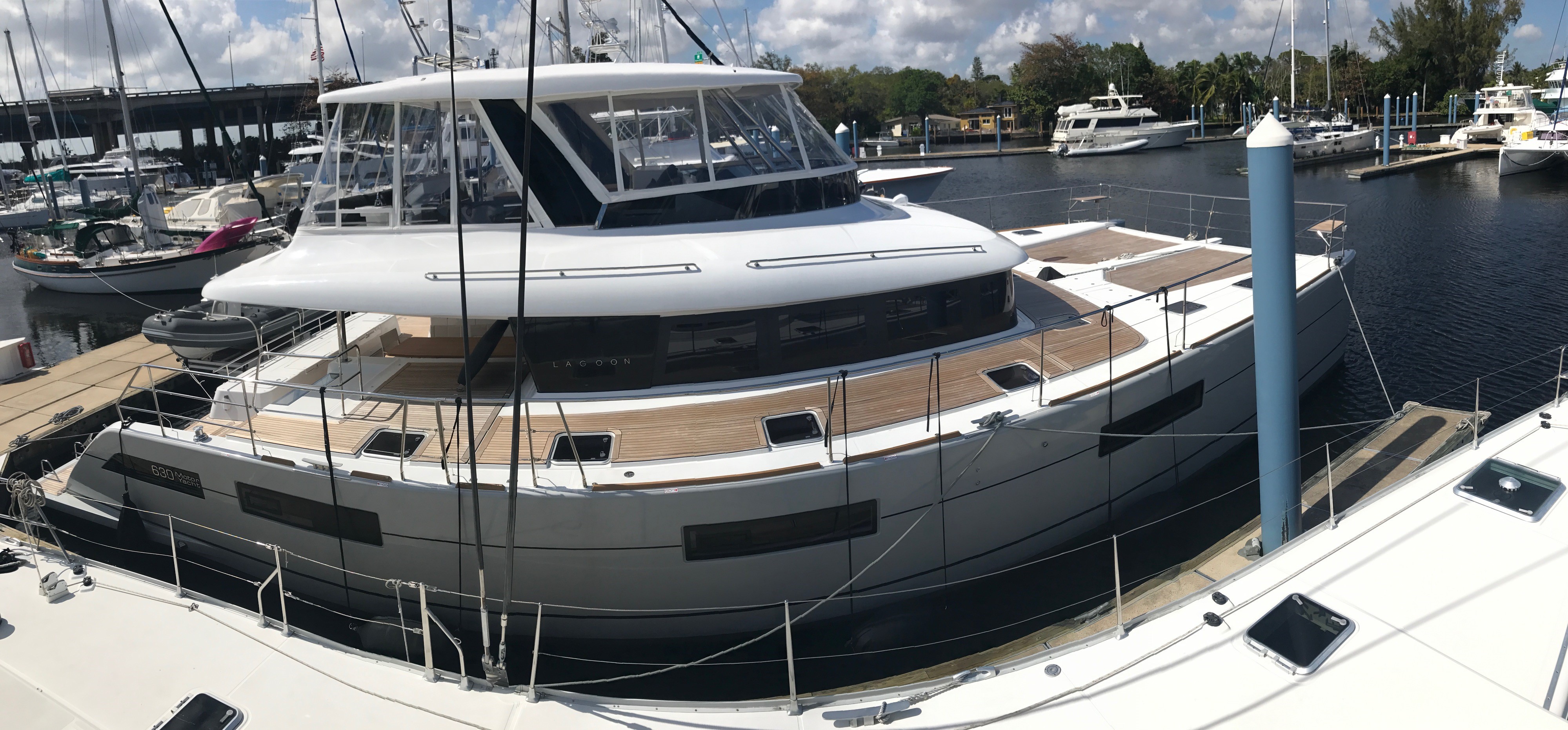 New Power Catamaran for Sale 2017 Lagoon 630MY Boat Highlights