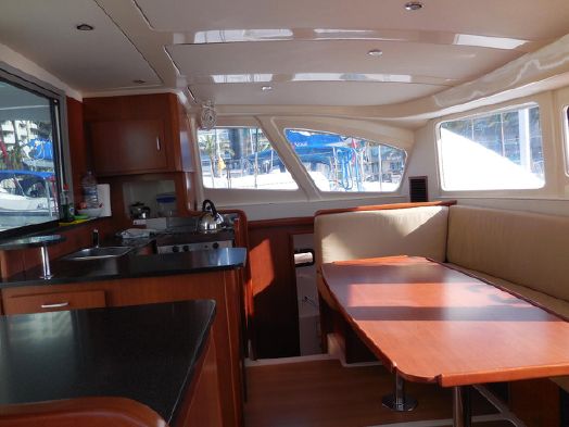 Used Sail Catamaran for Sale 2013 Leopard 39 Layout & Accommodations