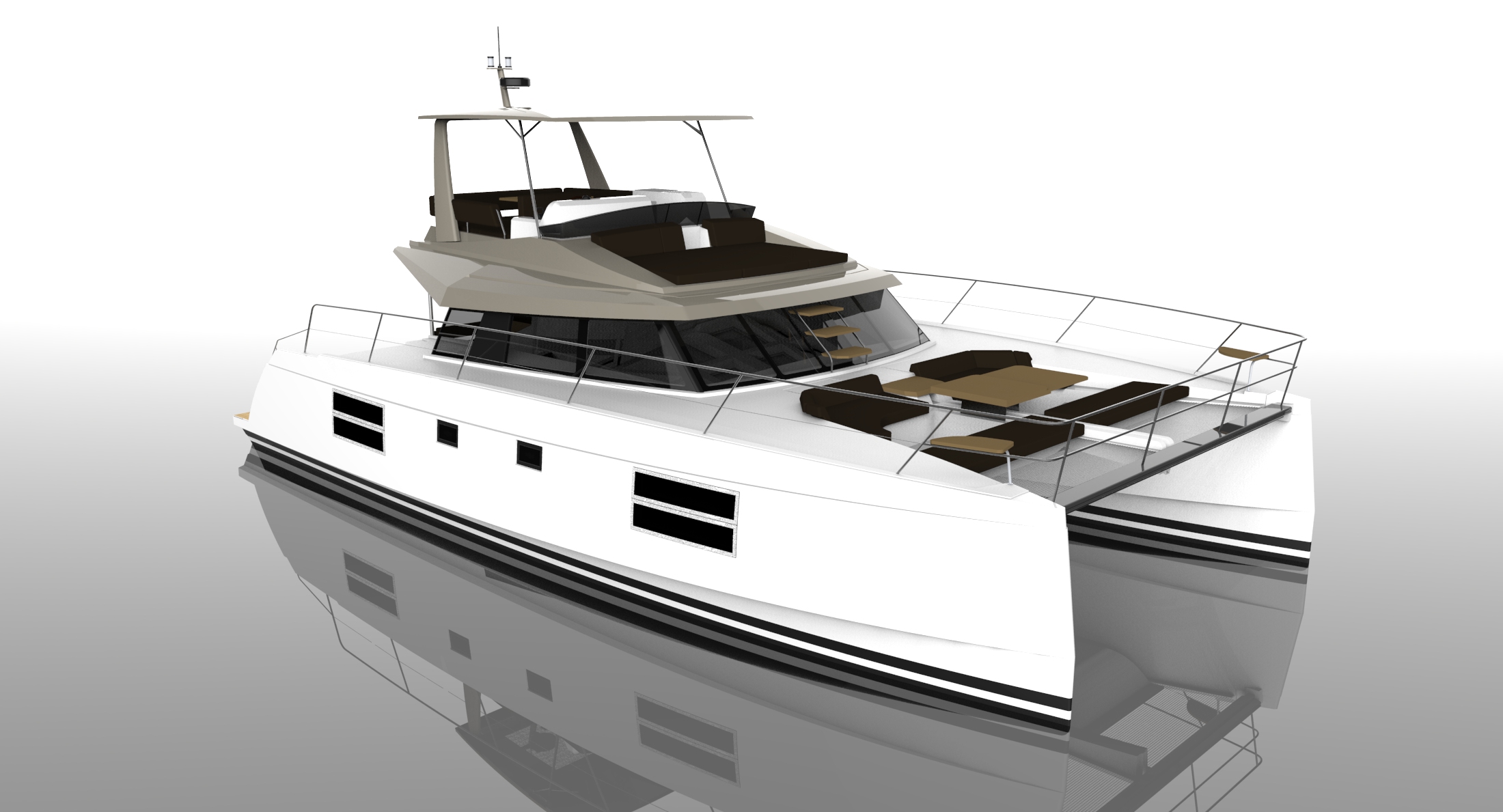 New power Catamaran for sale Nautitech 47 (47ft)