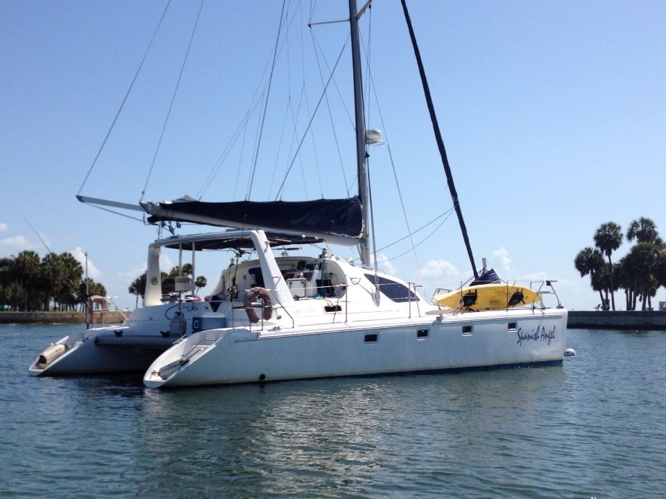 Used Sail Catamaran for Sale 2002 Voyage 380 Boat Highlights
